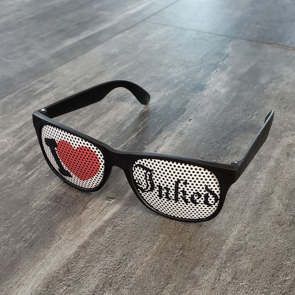 Black I Love Inked Edition Sunglasses